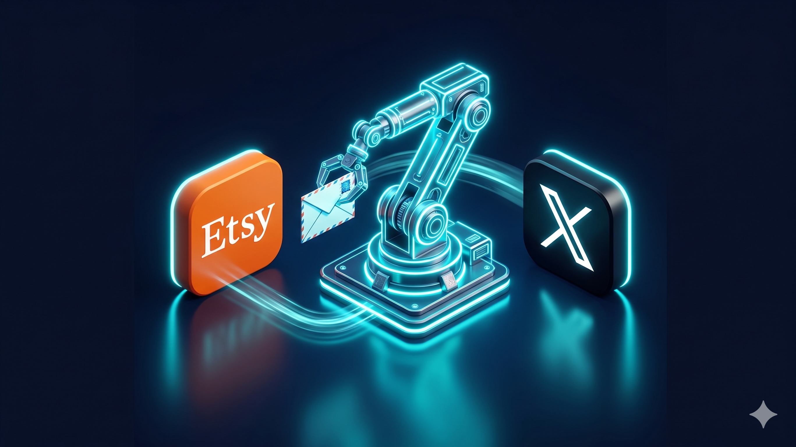 Etsy to X Data Flow